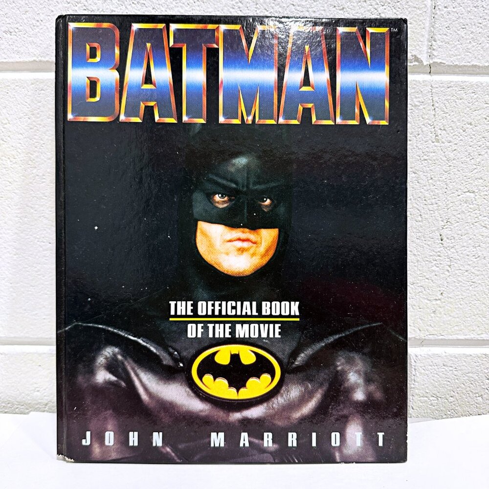 BATMAN 1989 Official Movie Book Tim Burton Michael Keaton Hardcover DC Comics